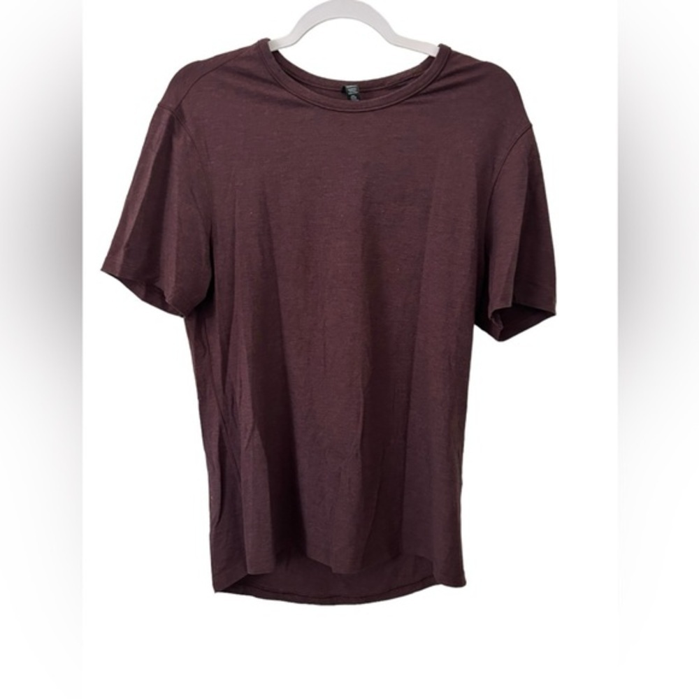 Lululemon Mens Pima Cotton & Lyocell Soft Blend‎ Short Sleeve Tee Size Medium - Picture 2 of 3